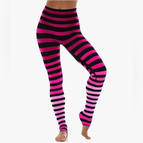 K-DEER Pants - K-Deer Laura Ombré Signature Stripe Full Length Leggings size Small